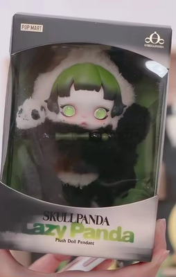 Authentic Skullpanda Lazy Panda Plush Doll Pendant Trend Art Cute