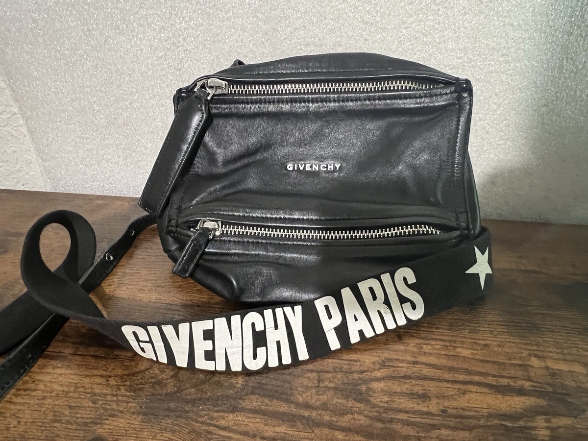 Givenchy Pandora Messenger Bag Crinkled Patent Large shoulder bag