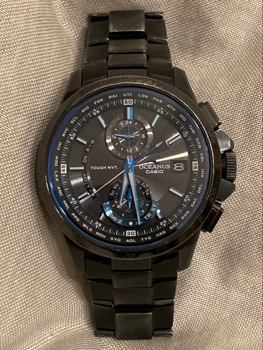 CASIO OCEANUS OCW-T1000 Solar Radio Titanium Chronograph Men's