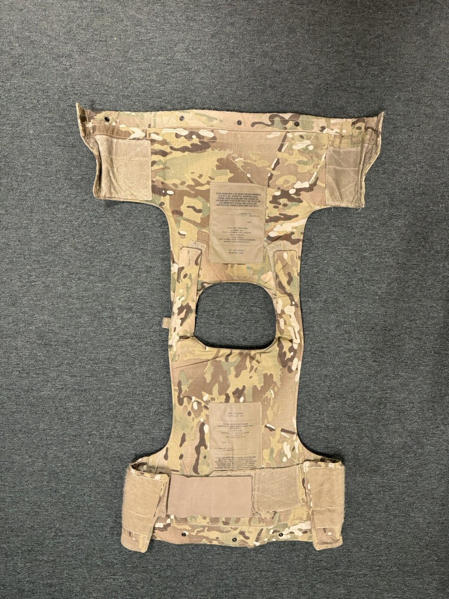 Aircrew Air Warrior OCP Flexible Body Armor Vest Medium With Soft