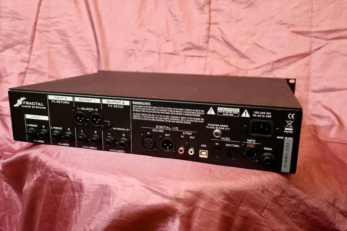 Fractal Audio Axe-FX II Mark II (with MFC-101 III MIDI Controller