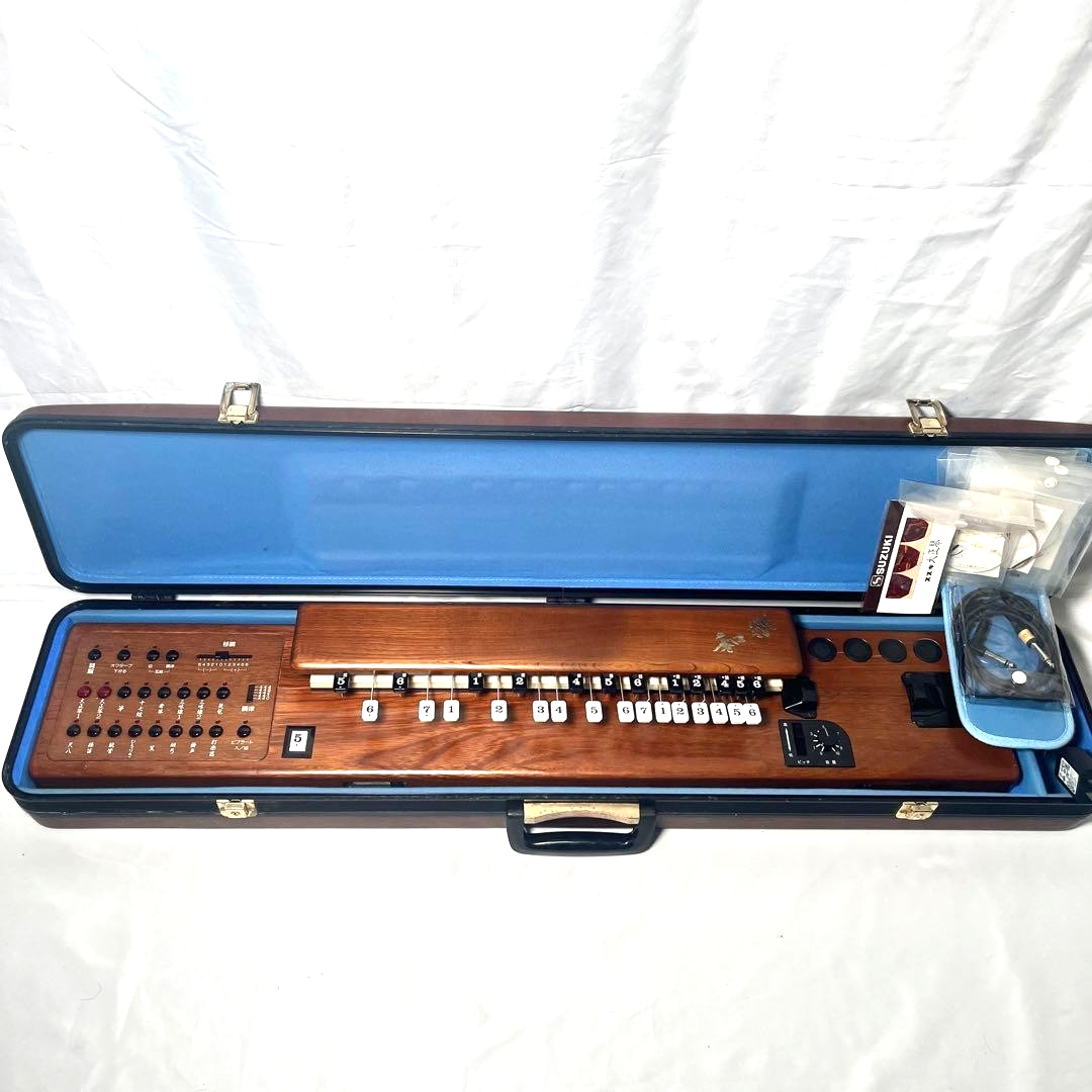 Suzuki TES-100 Taishogoto WARAKU suzuki electric harp Koto Peacock