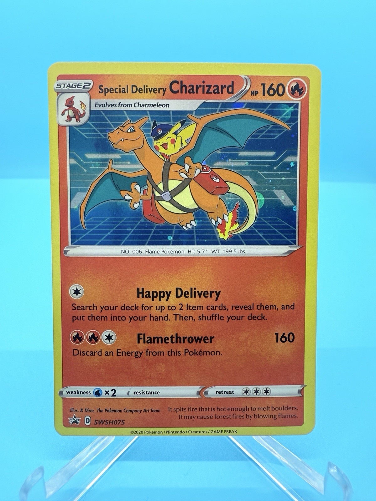 Special Delivery Charizard 2022 Sword & Shield: Black Star Promo