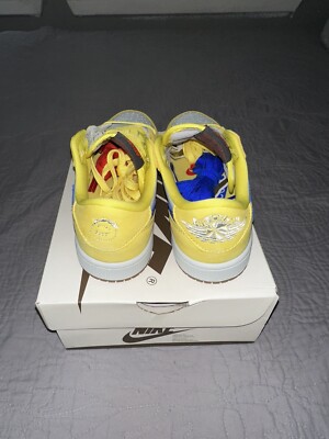Jordan Travis Scott Canary Little Kids Size 1.5Y | eBay