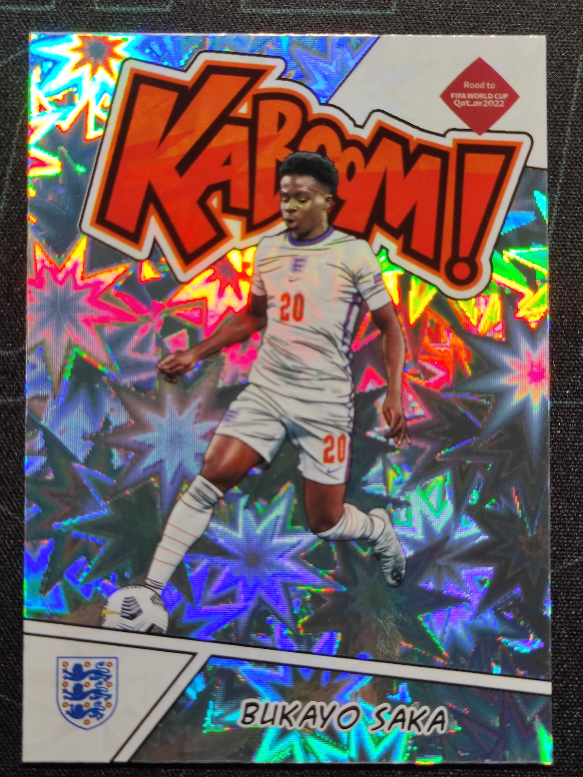 Bukayo Saka 2021 Donruss #14 Kaboom! /(SSP) Price Guide - Sports