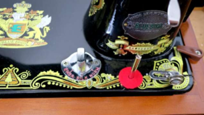 BLUE BIRD Antique Sewing Machine 3M-903E Vintage From Japan | eBay