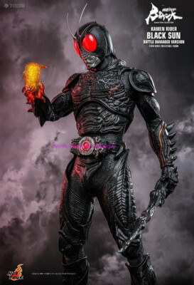 Perfect Hot Toys 1/6 Tms115 Kamen Rider Black Sun Battle Damaged