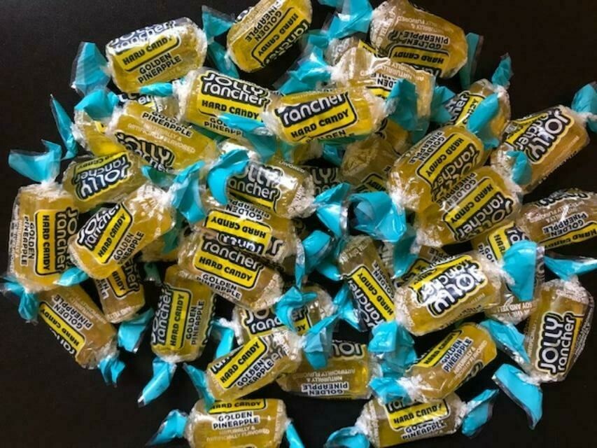 Jolly Rancher GOLDEN PINEAPPLE Hard Candy- BULK CANDY- 1/2 POUND