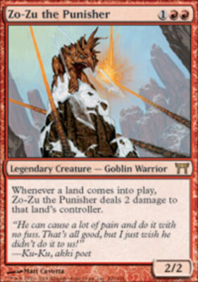 MTG magic cards 1x Zo-Zu the Punisher Champions Light Play