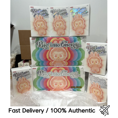 POPMART Labubu V3 The Monster Big Into Energy Plush blind