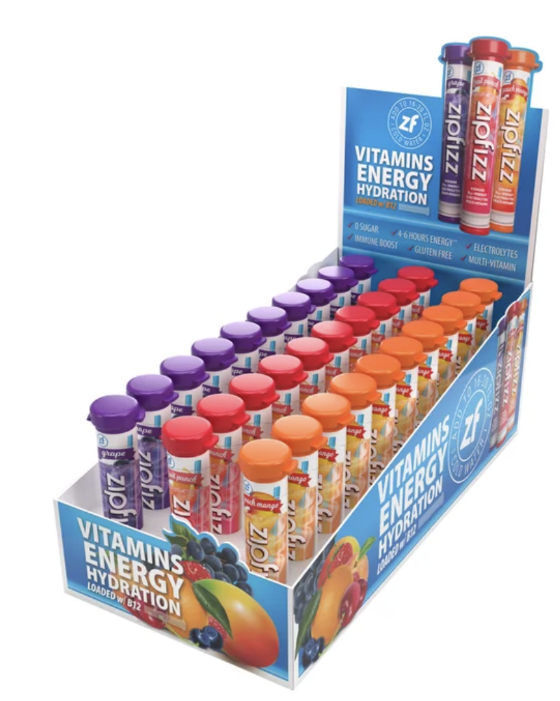 Share ZIPFIZZ Multi-Vitamin Energy Hydration Drink Mix Variety
