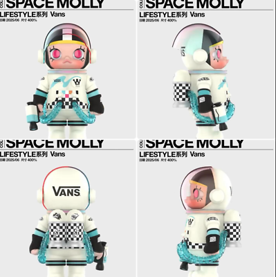 POPMART MEGA SPACE MOLLY 400% VANS 