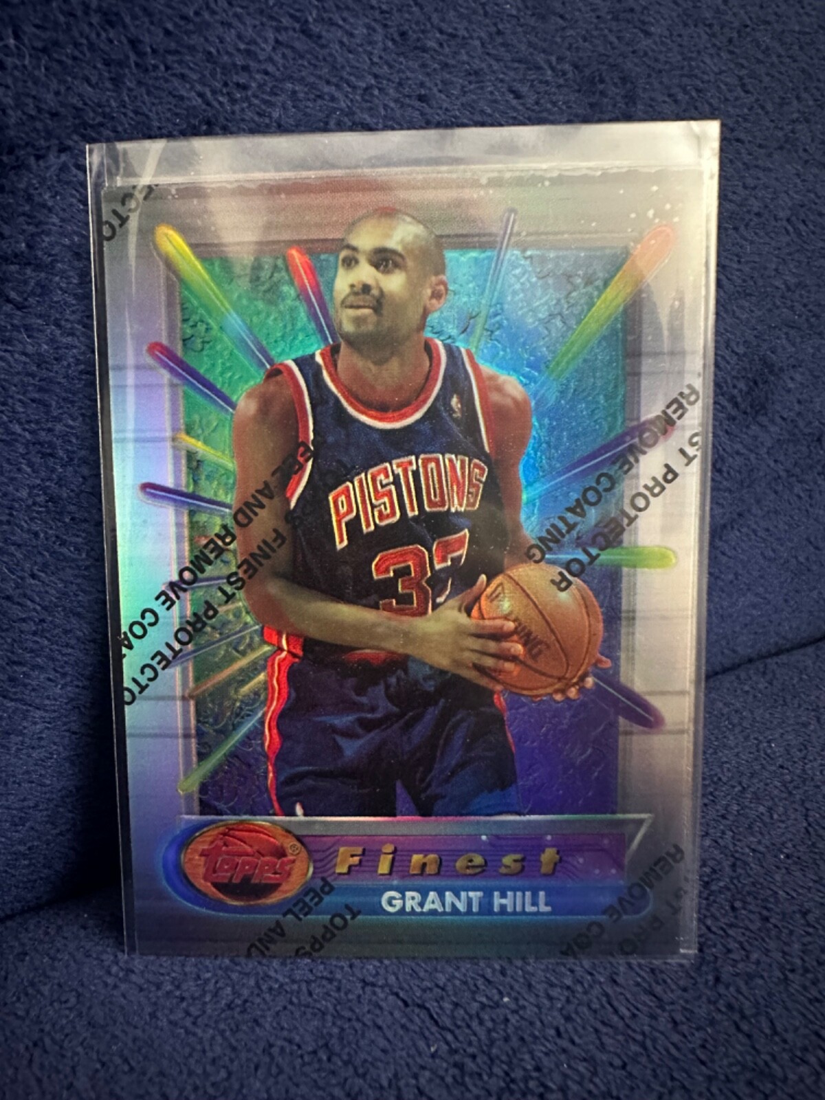 Grant Hill 1994 Topps Finest #240 Refractor (No Coating) Price