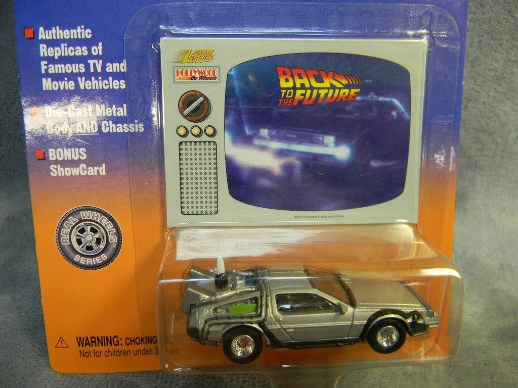 VINTAGE 1998 BACK TO THE FUTURE DELOREAN JOHNNY LIGHTNING DIECAST