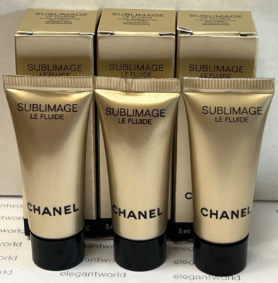 3 x Chanel Sublimage LE FLUIDE Ultimate Skin Regeneration 5ml