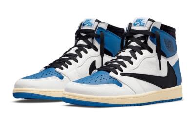 Nike Jordan 1 High x Fragment x Travis Scott Sail/Blue DH3227-105