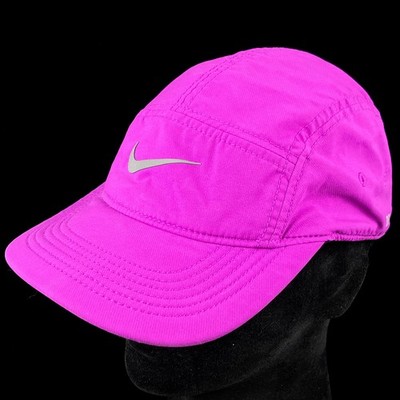 Nike AW84 Dri-Fit 5 Panel Neon Purple Reflective Swoosh Running
