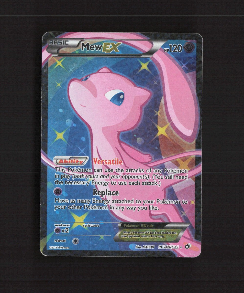 Mew EX RC24/RC25 Legendary Treasures Full Art Ultra Rare Holo