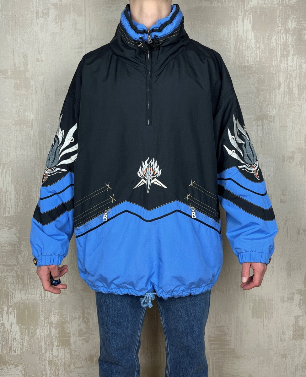 Vintage Bogner Olympic Spirit Torch Ski Anorak Jacket Men's Size
