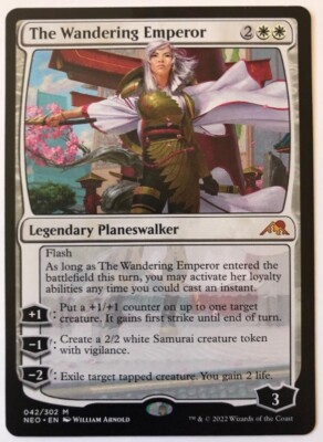The Wandering Emperor MTG Kamigawa Neon Dynasty NM | eBay