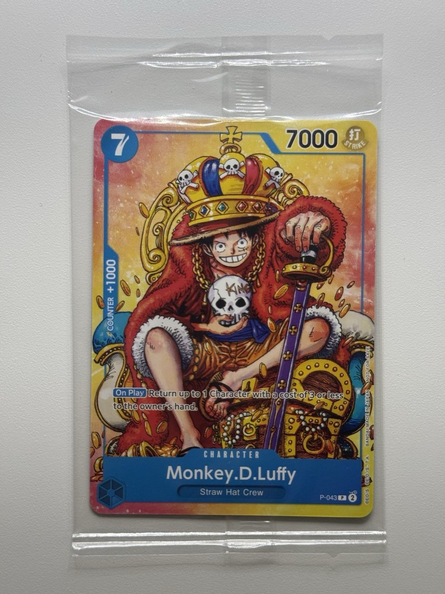 Monkey.D.Luffy P-043 2024 Convention Promo SEALED | eBay