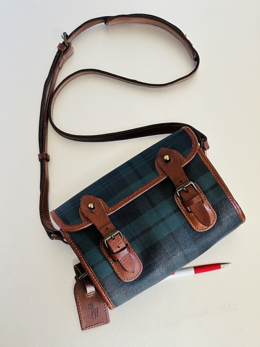 POLO RALPH LAUREN Vintage Blackwatch Plaid Mini Messenger