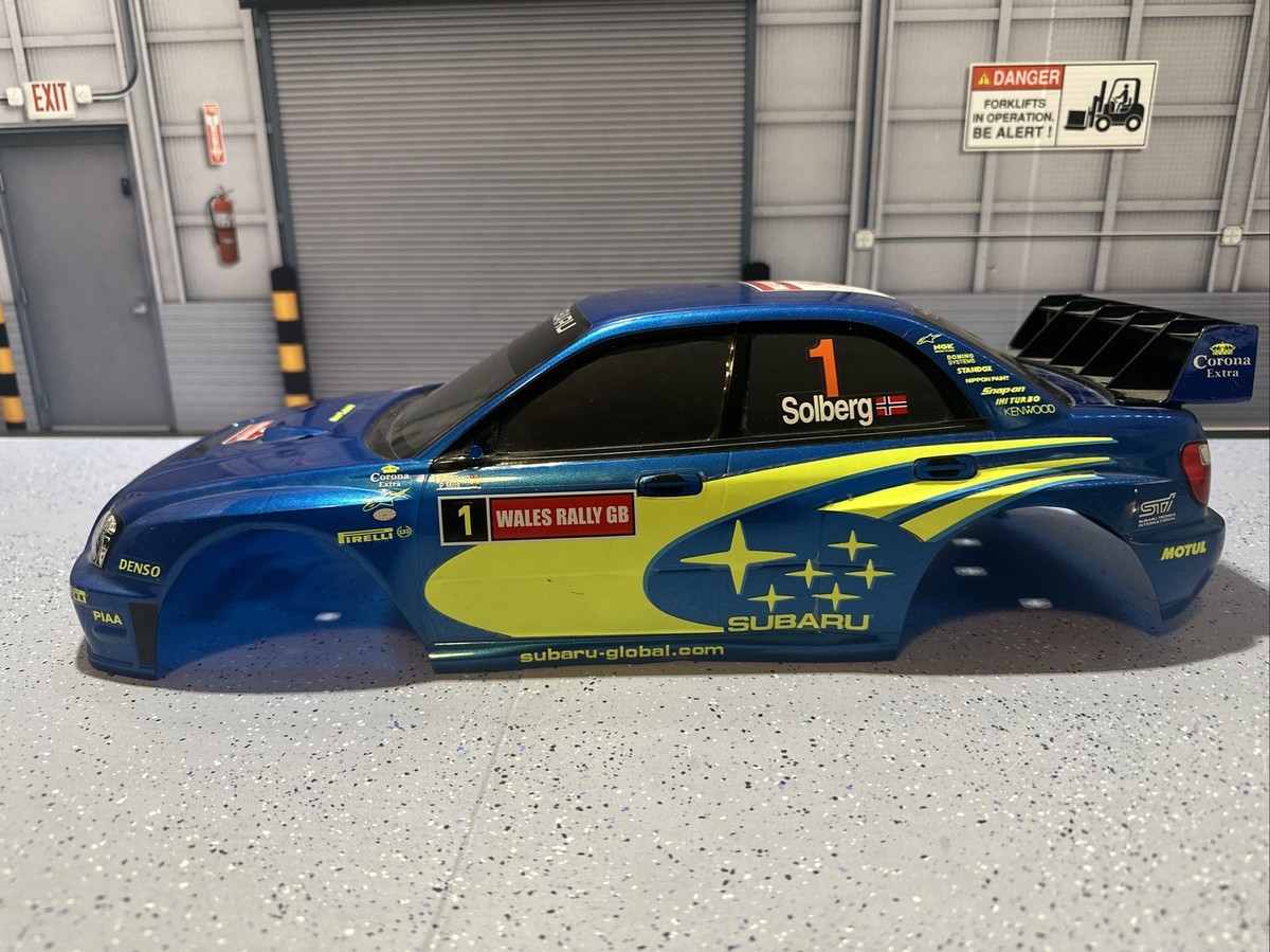 Custom 1/10 Tamiya Subaru Wrx Sti 2004 Mexico Rally Body Only ! No