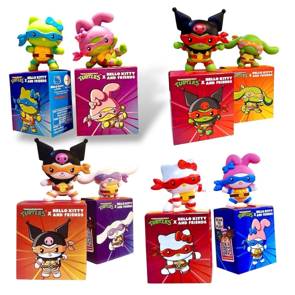 Mcdonalds Teenage Mutant Ninja Turtles x Hello Kitty & Friends
