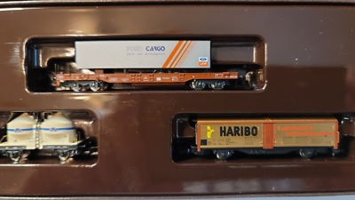 Märklin Mini Club 1 220 Z Gauge Regional Car Set West Mhi DB Art