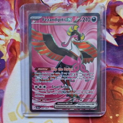 Fezandipiti EX 084/064 Shrouded Fable Full Art Rare Pokemon TCG NM
