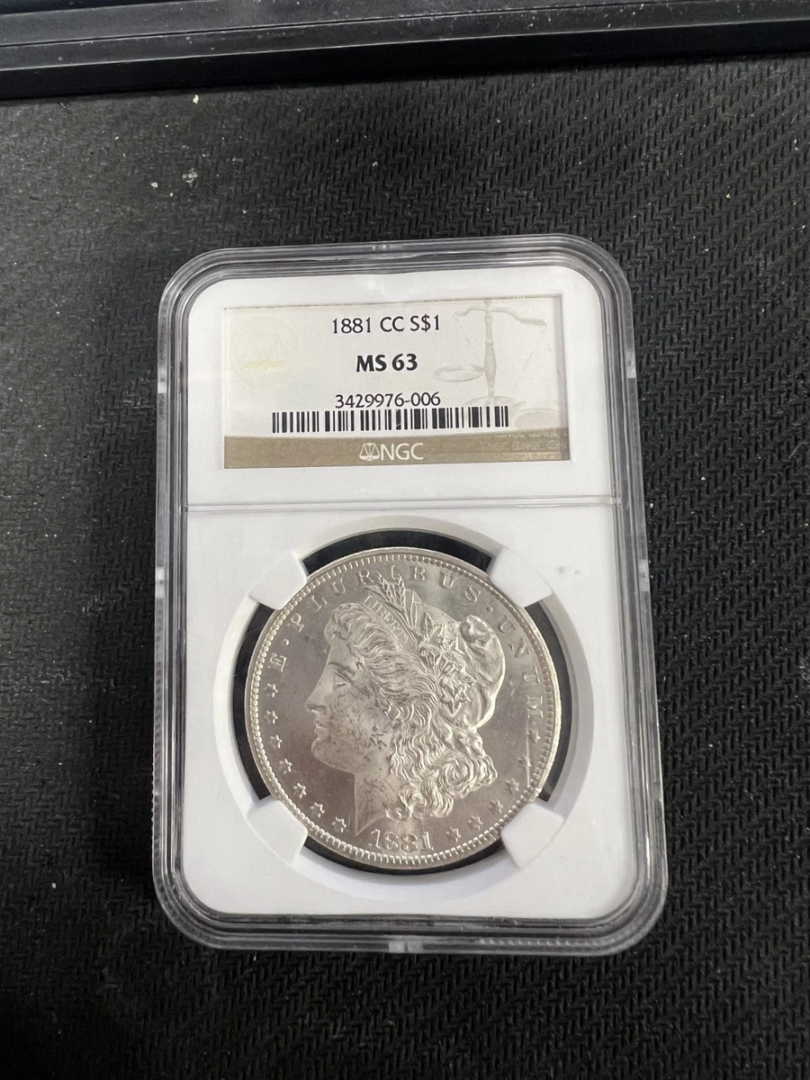 MS 63 Graded 1881 Year Morgan US Dollars (1878-1921) for sale | eBay