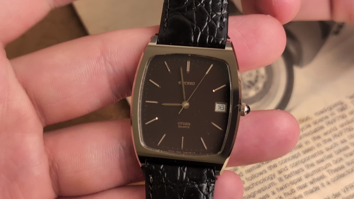 Vintage 1980's Citizen Exceed Ref.4-796217 Cal.2930 Date Tank