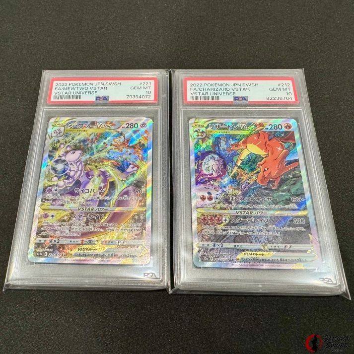 Charizard Mewtwo VSTAR SAR PSA10 212 221/172 s12a VSTAR Universe