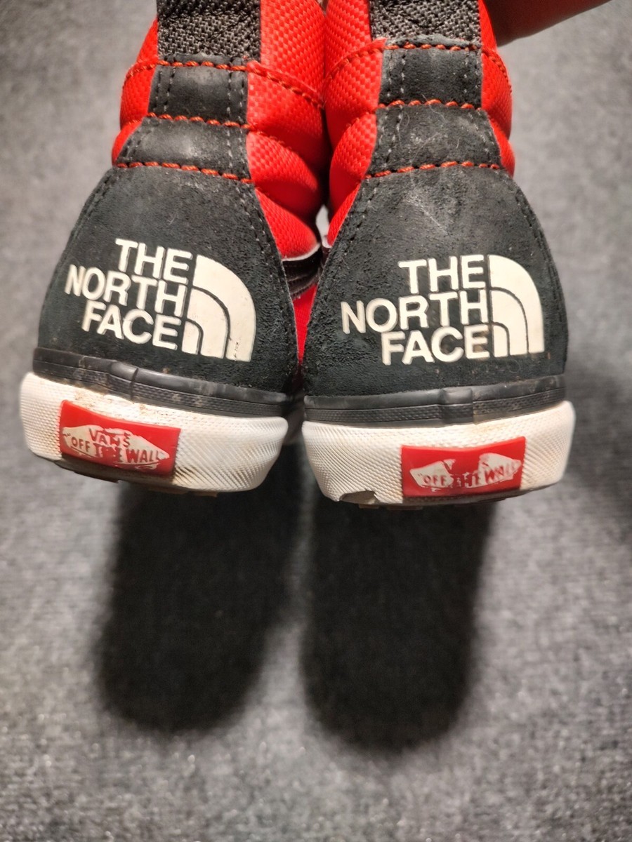 Vans X The North Face SK8-Hi 46 Black Red Suede High Top Sneaker