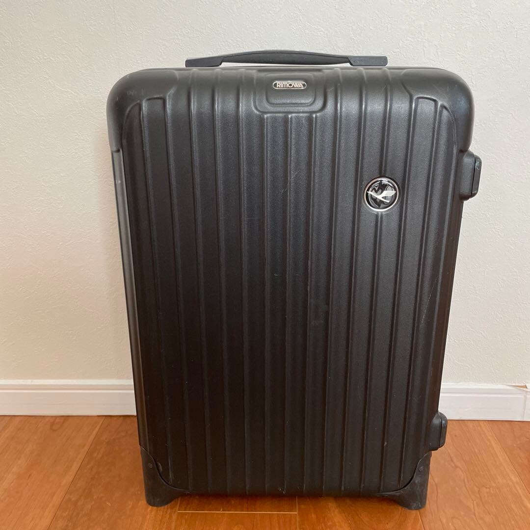 Rimowa Lufthansa 32L Black 2-wheels Carry Case Suitcase Rare | eBay