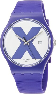SWATCH New Gent XX-RATED PURPLE SUOV401 Watch | eBay