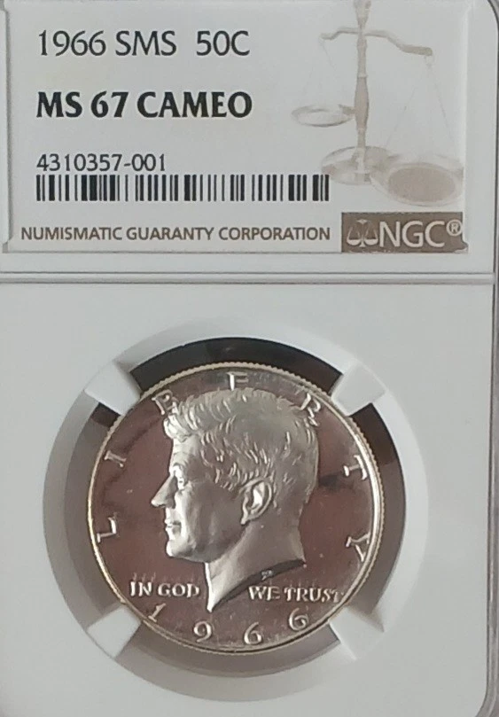 MS 67 Graded 1966 Kennedy US Half Dollars (1964-Now) for sale | eBay
