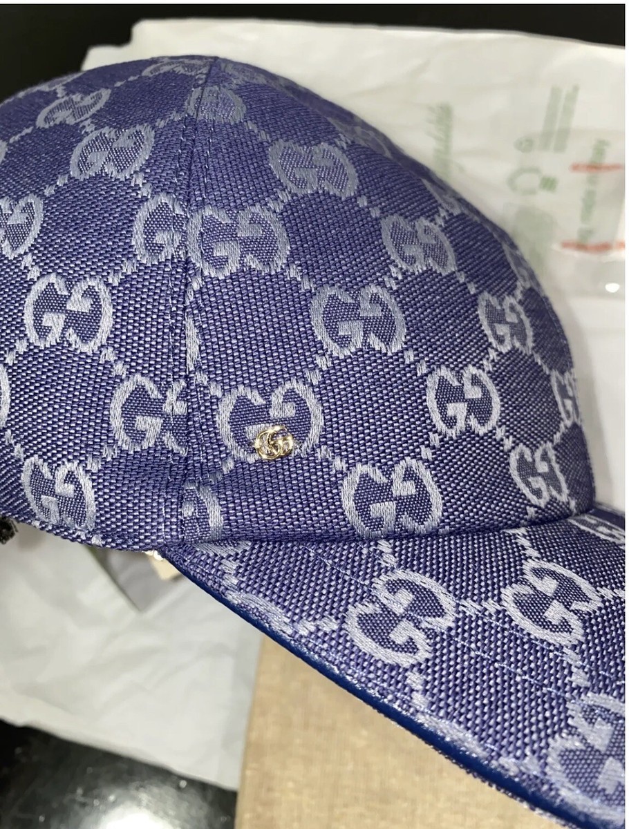 GUCCI GG CANVAS BASEBALL HAT. SIZE SMALL. Item 748475 4HG62 4468