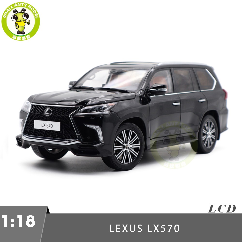 1/18 LCD Toyota LEXUS LX570 Black Diecast Model Toy Car Gifts For