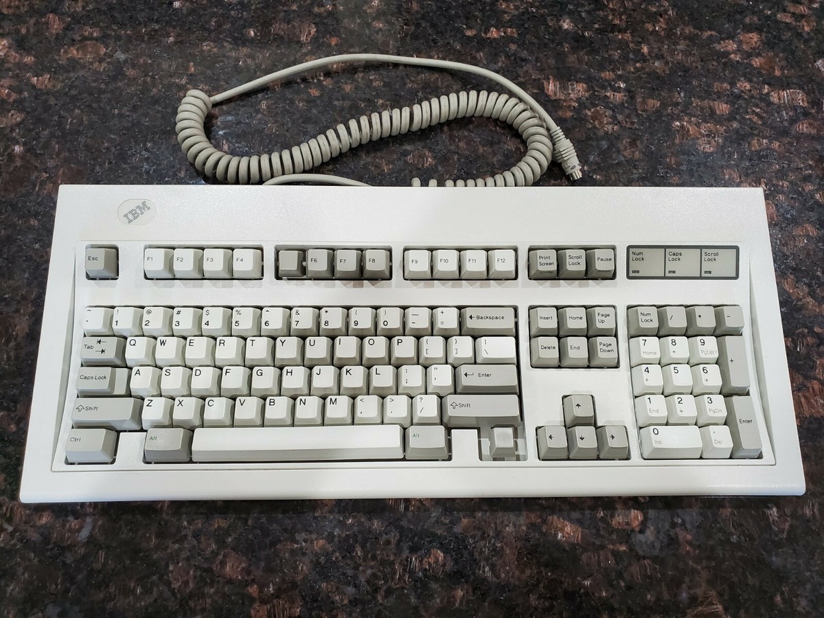 Vintage IBM Keyboard 1391401 Rare Model M Clicky keyboard 1989 | eBay