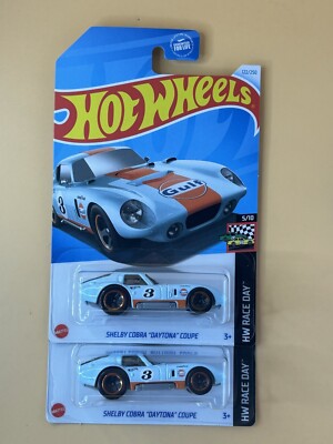 Hot Wheels Shelby Cobra Daytona Coupe #122 GULF 2024 HW Race Day 5