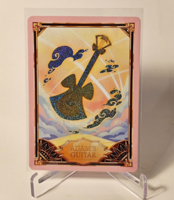 Hazbin Hotel Trading Card - ADAM'S GUITAR 02/50 PINK FOIL - 2nd