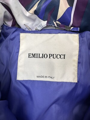 Emilio Pucci Down Coat with Pucci Pattern size Xs | eBay