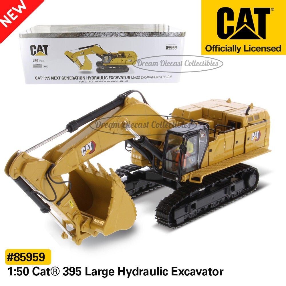 CAT CATERPILLAR 1:50 395 LARGE HYDRAULIC MASS EXCAVATOR DIECAST