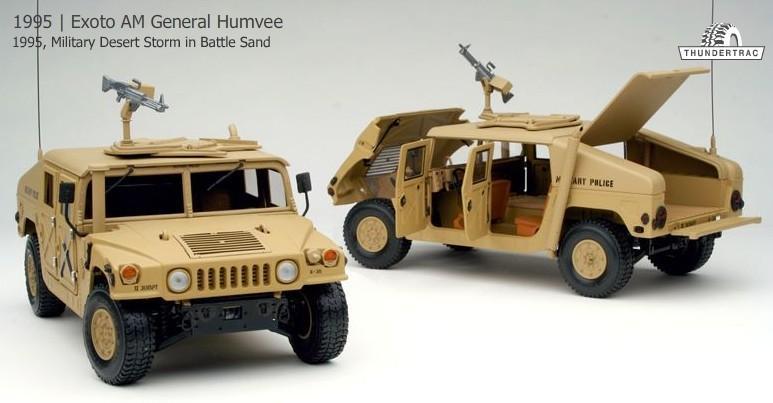 1:18 Exoto ThunderTrac AM General Humvee '95 Military Desert Storm