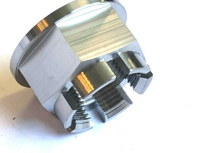 KAWASAKI ZX636R 2000-2026 REAR AXLE CASTLE FLANGED NUT TITANIUM