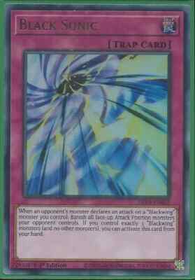 Yugioh - Black Sonic - 1st Edition Ultra Rare Holographic Card | eBay