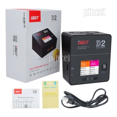 ISDT D2 MarkII Combo W/Charging Cable+Balance Board 200W Dual