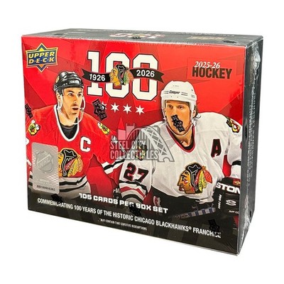 2025-26 Upper Deck Chicago Blackhawks Centennial Hockey Box Set | eBay