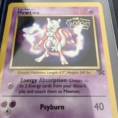 Pokémon Mewtwo Kids WB Presents Pokemon The First Movie Holo | eBay